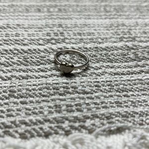 Coach Heart Sterling Silver Ring